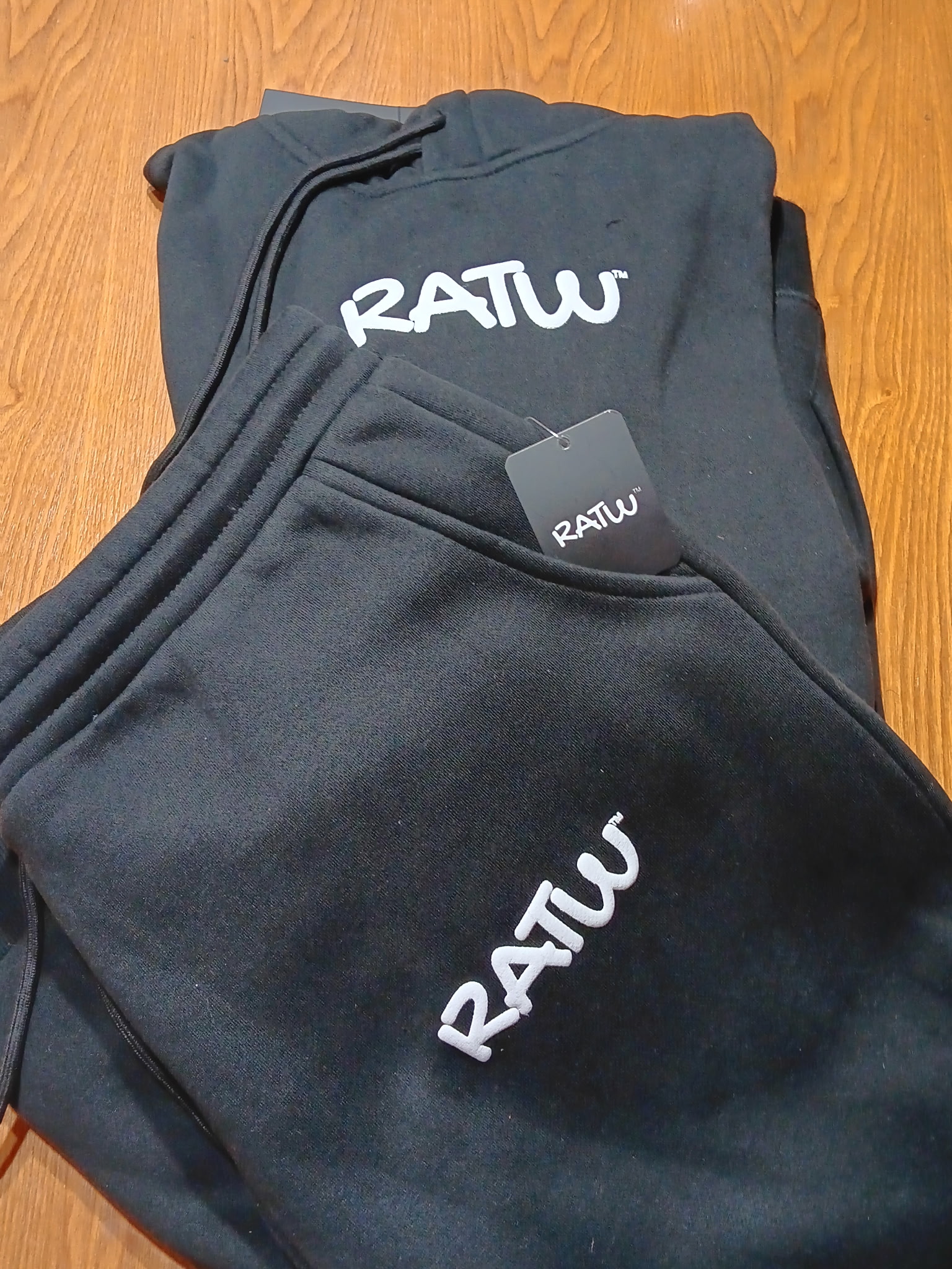 RATW Hoodie Black logo