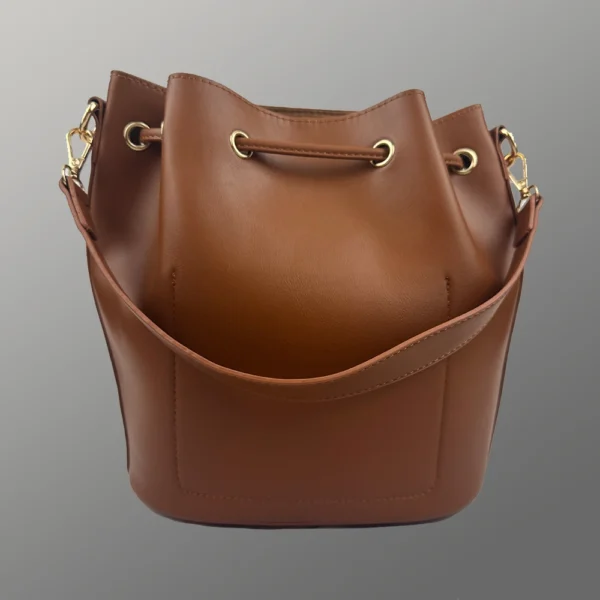 Brown RATW Bucket Bag Back