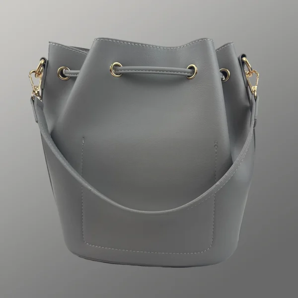 Gray RATW Bucket Bag Back