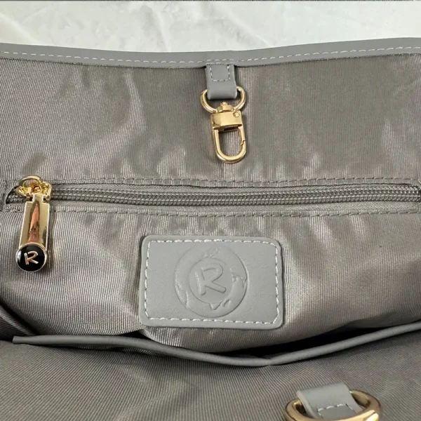 RATW Gray Tote Bag Interior